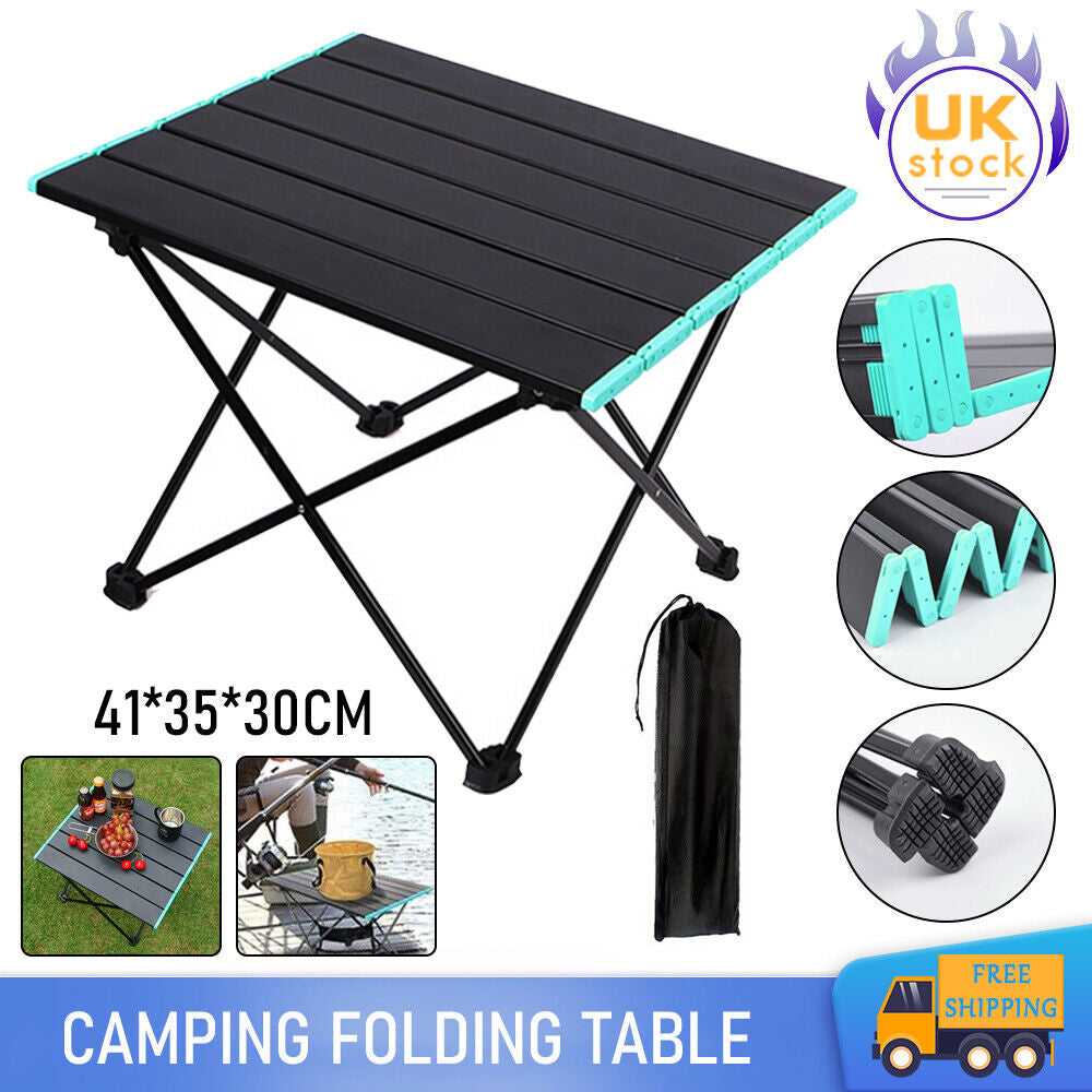 Portable Folding Table with Carry Bag for Camping, Car Detailing, Picnics, BBQs 