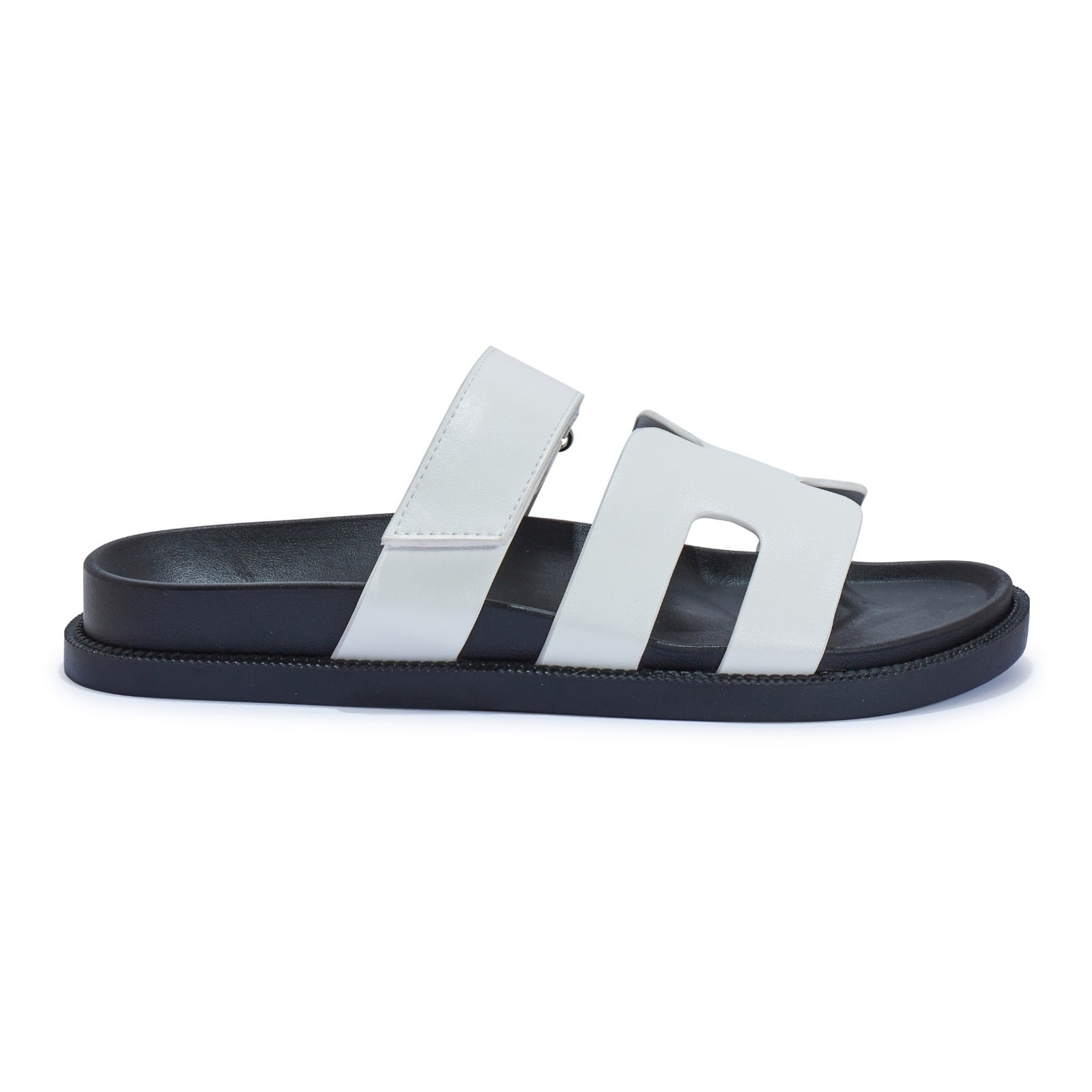 Trendy Women's Flatform Strap Sliders - Summer Slip-On Sandals