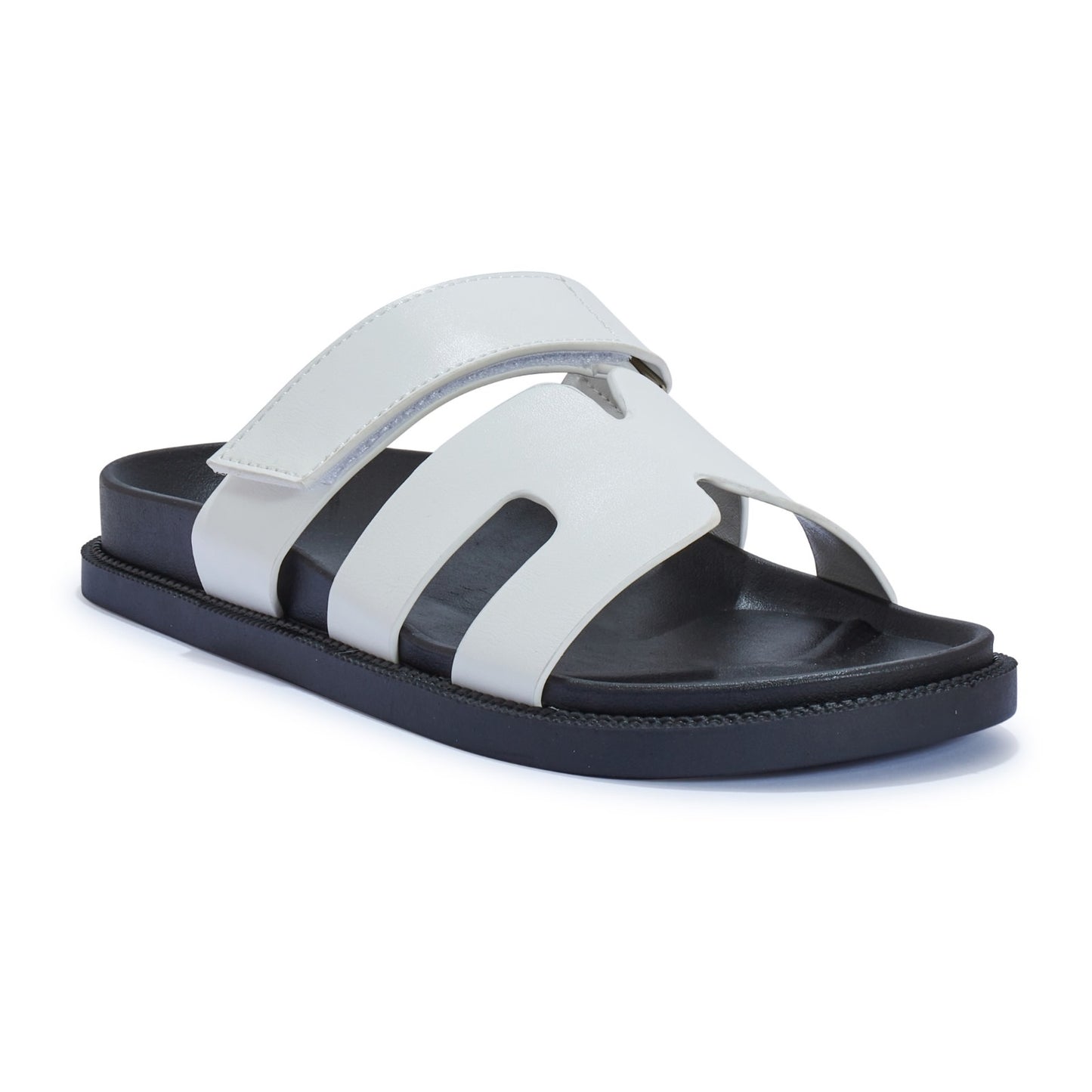 Trendy Women's Flatform Strap Sliders - Summer Slip-On Sandals