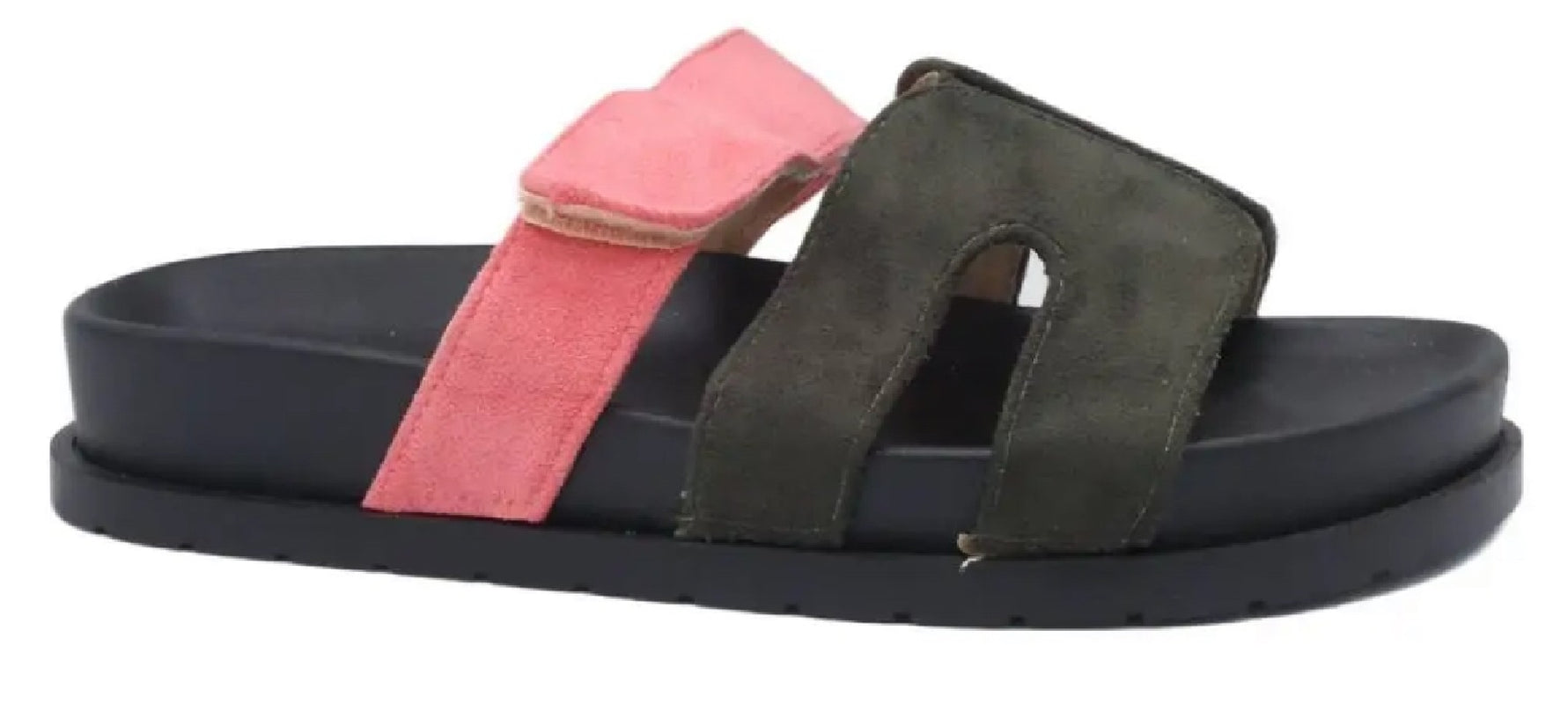 Trendy Women's Flatform Strap Sliders - Summer Slip-On Sandals