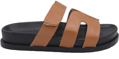 Trendy Women's Flatform Strap Sliders - Summer Slip-On Sandals