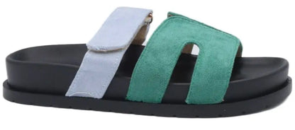 Trendy Women's Flatform Strap Sliders - Summer Slip-On Sandals