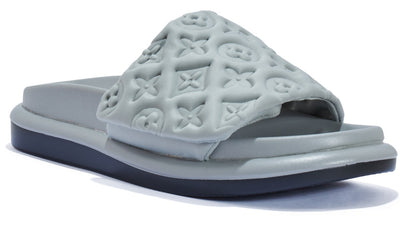 Trendy Women's Flatform Strap Sliders - Summer Slip-On Sandals