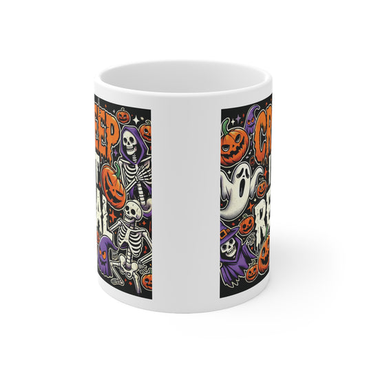 Creep It Real Funny Halloween Ceramic Mug