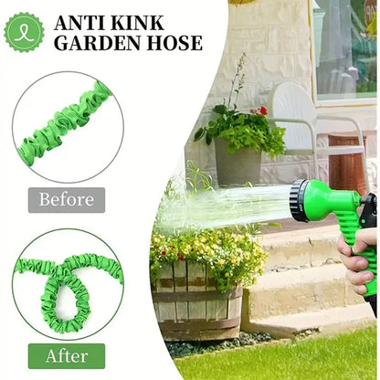 Ultimate Expandable Magic Hose with 7 Water Spraying Functions - High-Pressure Car Wash, Water Gun, Perfect for Home Garden Watering!