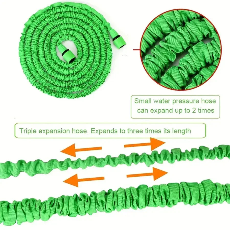 Ultimate Expandable Magic Hose with 7 Water Spraying Functions - High-Pressure Car Wash, Water Gun, Perfect for Home Garden Watering!