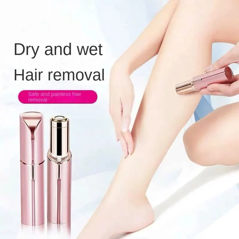 Lipstick-Shaped Portable Electric Hair Remover for Women: Effective, Painless Facial Hair Removal Solution