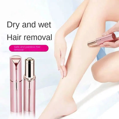 Lipstick-Shaped Portable Electric Hair Remover for Women: Effective, Painless Facial Hair Removal Solution