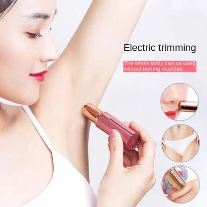 Lipstick-Shaped Portable Electric Hair Remover for Women: Effective, Painless Facial Hair Removal Solution