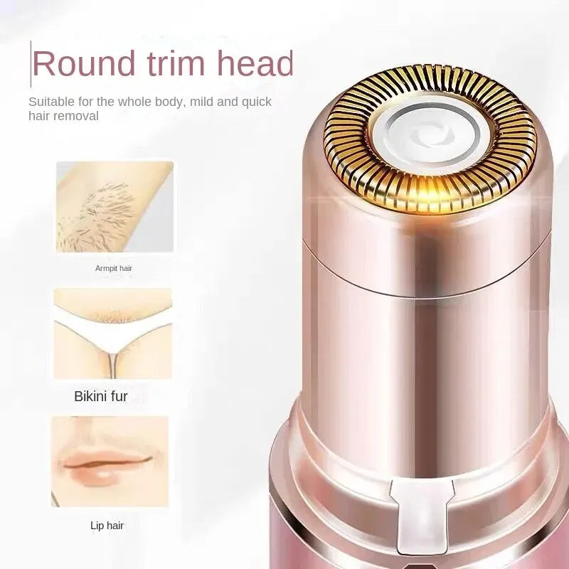 Lipstick-Shaped Portable Electric Hair Remover for Women: Effective, Painless Facial Hair Removal Solution