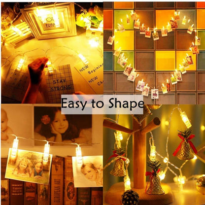 Photo Clip Pegs String Lights