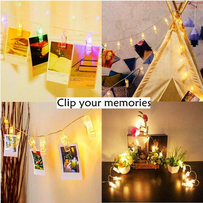 Photo Clip Pegs String Lights