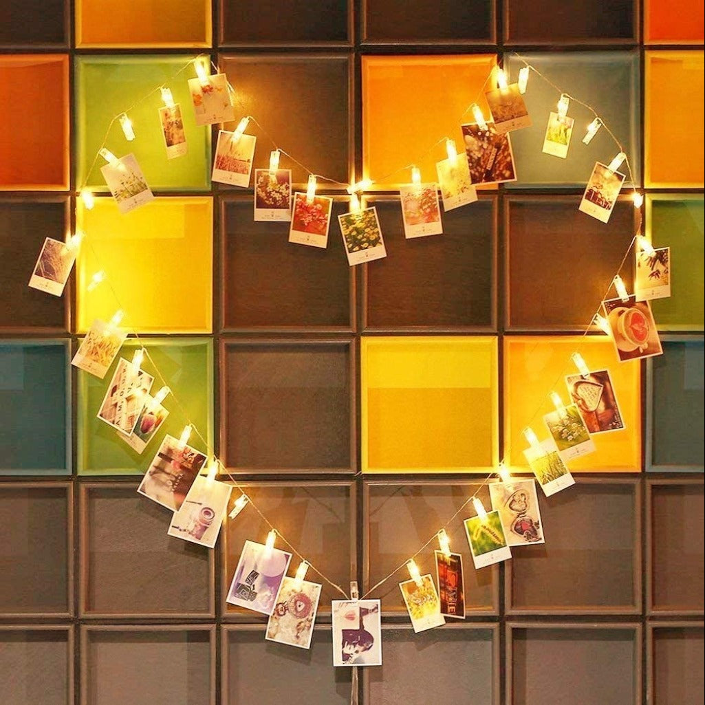 Photo Clip Pegs String Lights