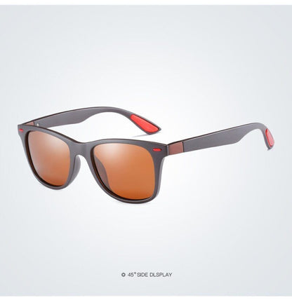 Polarized Optical Sunglass Men-Women Gifts, Square Frame, Perfect for Cycling, Sports, Driving, Fishing