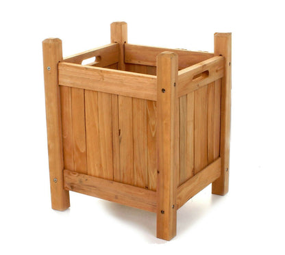 Wooden Garden Planters Flower Plant Pot Window Box Planting Raise Bed Basket