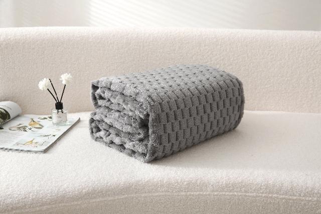 Cubiko Textured Blanket/Super Sofa Throw, Cozy & Stylish Home Decor