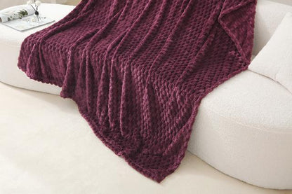 Cubiko Textured Blanket/Super Sofa Throw, Cozy & Stylish Home Decor