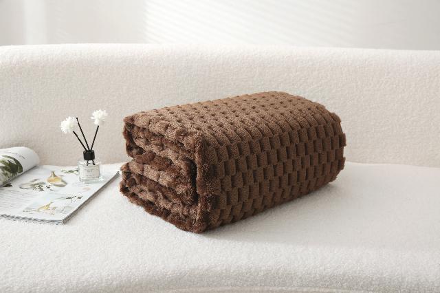 Cubiko Textured Blanket/Super Sofa Throw, Cozy & Stylish Home Decor