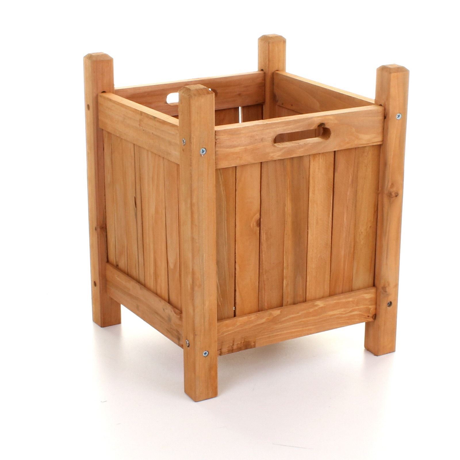 Wooden Garden Planters Flower Plant Pot Window Box Planting Raise Bed Basket