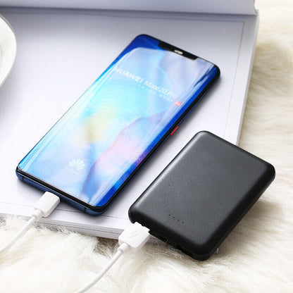 Portable Small Power Bank, Fast Charging Battery Pack with Dual USB Ports for Mobile Phones Massive Capacity 9000000mAh