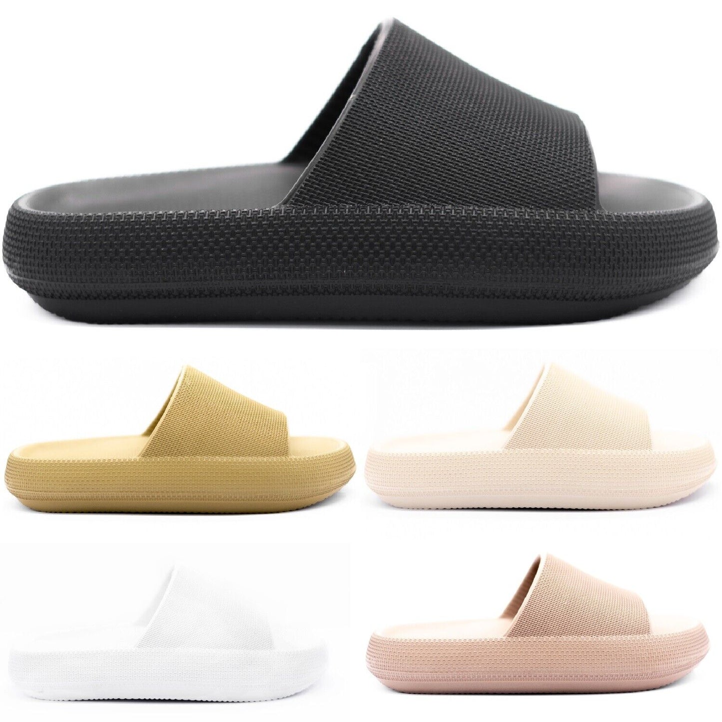 Women's Summer Beach Holiday Slip-On Mule Slides - Stylish Sandals