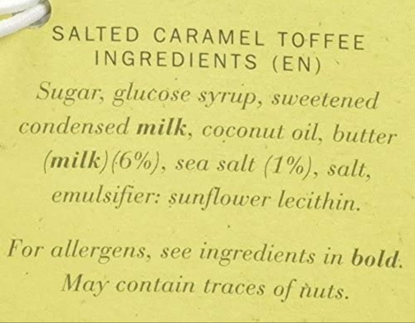 Luxury Sea Salted Toffee In Tin