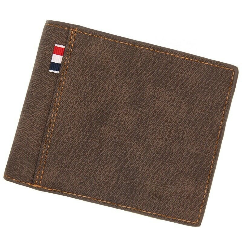 Men's Leather Wallet Rfid Contactless Protection